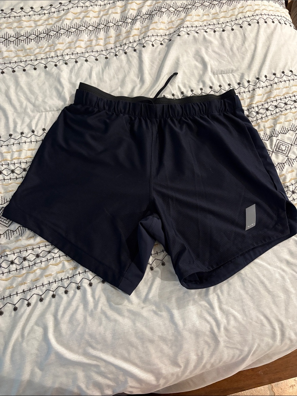 Zara Navy and Black Active Shorts